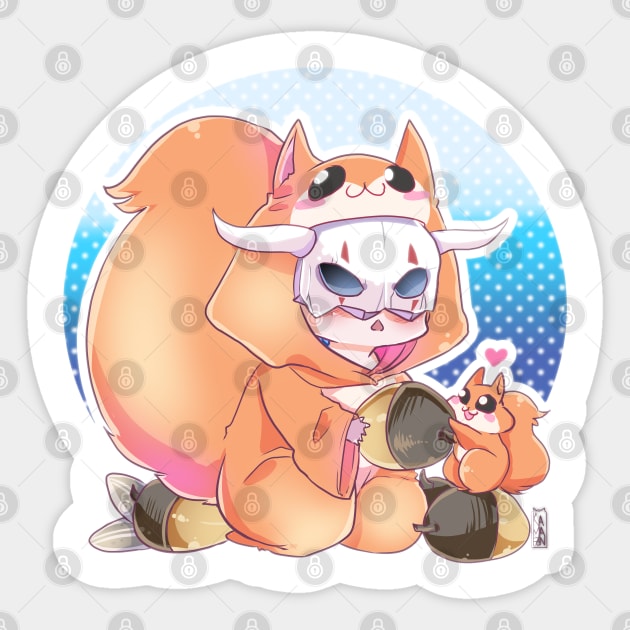 Ao Kigurumi Shin-an Sticker by Kamapon's Workshop